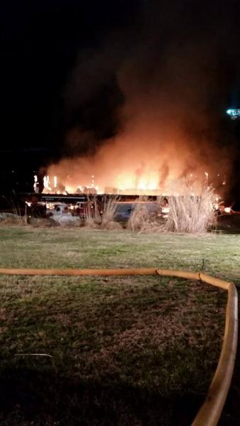 2015-01-19 Cape Horn Road: Barn Fire. 